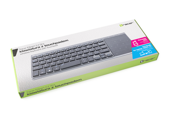 Nová bezdrátová klávesnice Tracer EXPERT 2.4GHz s TouchPadem