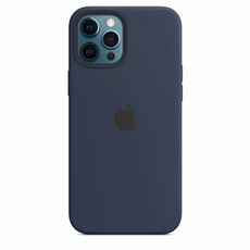 Originale caso Apple silicone iPhone 12 Pro Max Deep Navy