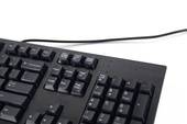 НОВА Клавіатура Lenovo SK-8827 Провідна USB Чорна Стікери