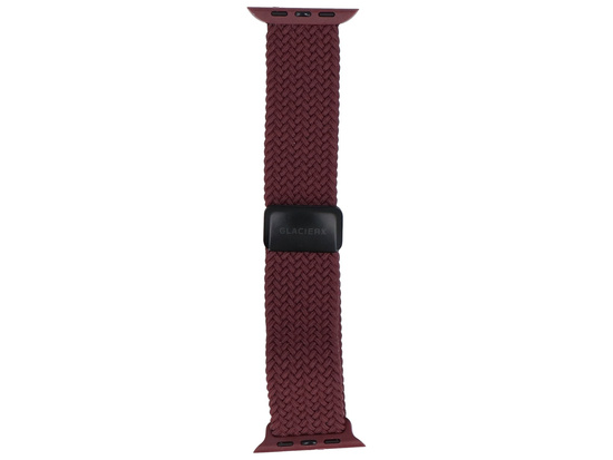Neues Armband GlacierX Geflochtene Magnetische Schnalle Violette Frucht für Apple Watch 42/44/45/49mm Aubergine