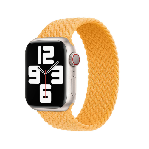 Originál Apple Braided Solo Loop Maize 41mm velikost 6 pásek v zapečetěném balení