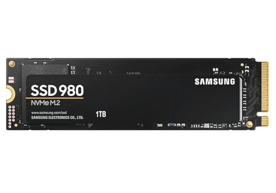 New hard drive SSD Samsung 980 1TB M.2 2280 PCI-E x4 Gen3 NVMe