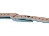 Nueva correa para smartwatch GlacierX Silicone Retro Future Aero Sand para Apple Watch 42/44/45/49mm Beige-Azul.