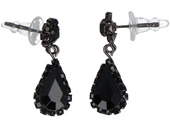 Ensemble de bijoux victorienne Noir Collier + boucles d'oreilles