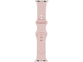 Nouveau bracelet pour smartwatch GlacierX Silicone Léopard Rose Poussiéreux pour Apple Watch 38/40/41mm Rose