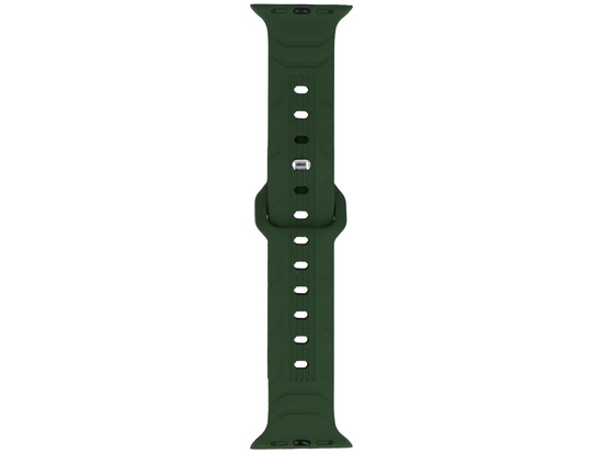 GlacierX Silicone Wave Dark Grass Green strap for Apple Watch 38/40/41mm Green