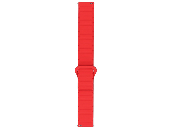 Nuevo cinturón para smartwatch GlacierX Silicona Magnética Waffle Obsidiana Llama Negro-rojo 22mm