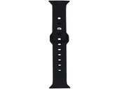 Pásek k smartwatchu GlacierX Silicone Wave Black pro Apple Watch 38/40/41mm Černý