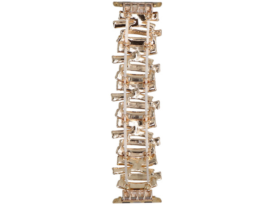 Нова браслет для смарт-годинника GlacierX Gleam Ribbon Stretch Bracelet Costal Blue для Apple Watch 38/40/41mm Золото-Синій