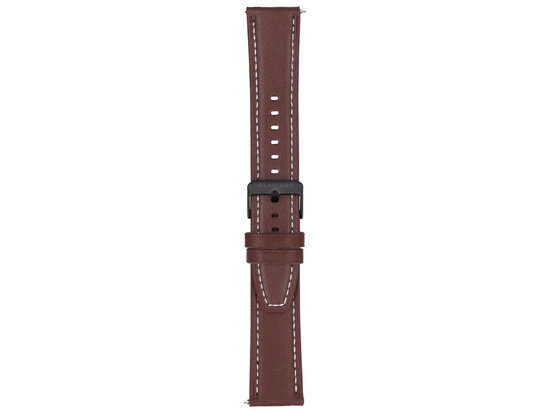 Новий ремінець для смарт-годинника GlacierX Classic Leather Brown Коричневий 22мм