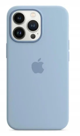 Custodia in silicone originale Apple iPhone 13 Pro Blue Fog
