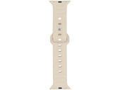 Ремінець для смарт-годинника GlacierX Silicone Wave Almond Cream для Apple Watch 38/40/41mm Кремовий Бежевий