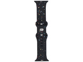 Новий ремінець для смарт-годинника GlacierX Silicone Loop Band Black Sprinkle для Apple Watch 42/44/45/49мм Чорний мультиколір