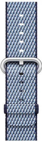 Original Apple Watch Strap Woven Nylon Midnight Blue Check 38mm en emballage scellé