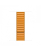 Original Strap Apple Watch Leather Link California Poppy 44mm S/M
