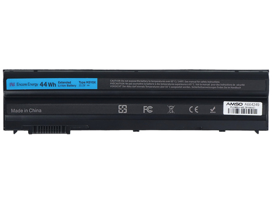 Nová baterie Encore Energy pro Dell Latitude E5420 E6420 E6520 E5530 44Wh 11.1V 4000mAh M5Y0X
