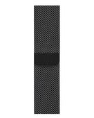Original Apple Watch Milanese Loop Armband Silber 40mm Edelstahl Black