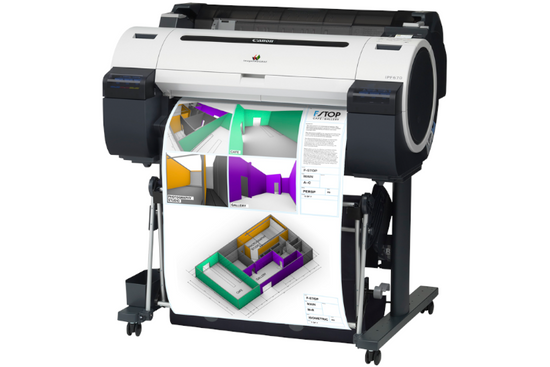 Großformatdrucker Canon imagePROGRAF iPF670 1581 m2. 25,4k Stück A4