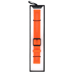 Nouveau bracelet pour smartwatch GlacierX Silicone Air Dot Orange Vibrant 22mm
