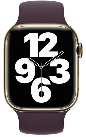 Neues Originales Apple Watch Solo Loop Dark Cherry 41mm Größe 2