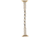 Nouvelle bracelet pour smartwatch GlacierX Zirconia Clover Chain Bracelet Gold pour Apple Watch 38/40/41mm Or