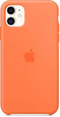 Coque en silicone originale Apple iPhone 11 Vitamine C Orange