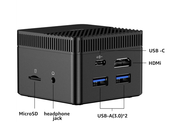 Nouvel ordinateur Chuwi LarkBox Pro Mini PC J4125 4x2.0GHz 8GB 128GB SSD Windows 11 Professionnel BOX