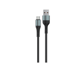 Nuevo cable Encore Energy USB-A USB-C 2A cable QC PD para carga y transferencia de datos 100 cm trenzado negro EE103-C