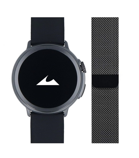 Nový smartwatch GlacierX Aura Black + náramek mesh GX-AC60 BM