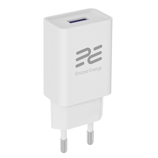 Нова мережна зарядка Encore Energy USB-A 10W + кабель Lightning універсальна зарядка MD-1083RL