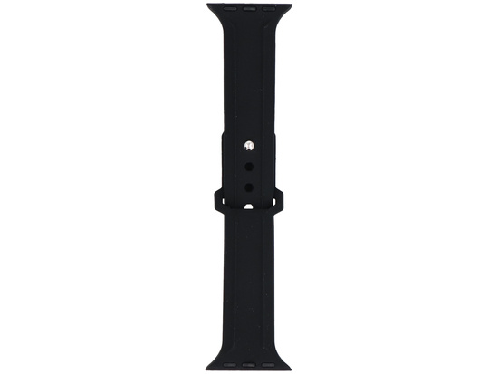 Neues Armband für die Smartwatch GlacierX Silicone Synthwave Black für Apple Watch 38/40/41mm Schwarz