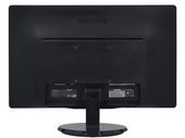 Philips 226V4L 22" LED 1920x1080 DVI D-SUB Monitor negro de clase A