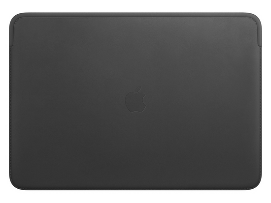 Original Apple MacBook Pro 16'' Leather Sleeve Black Case
