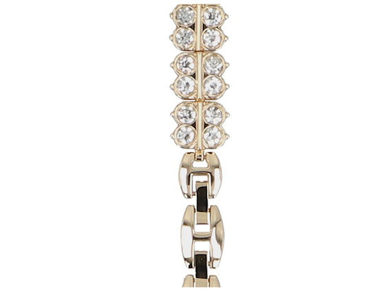 Nový náramek k chytrým hodinkám GlacierX Zirconia Clover Chain Bracelet Gold pro Apple Watch 38/40/41mm Zlato