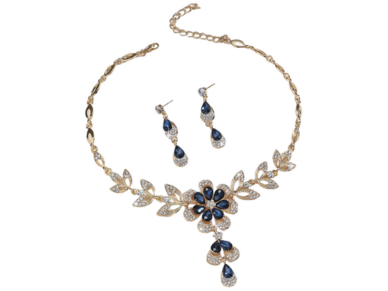 Ensemble de bijoux Contes de fées, ensemble Collier + boucles d'oreilles