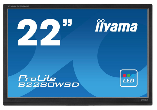 IIYAMA B2280WSD 22'' LED monitor 1920x1080 černý Bez stojanu Třída A- 