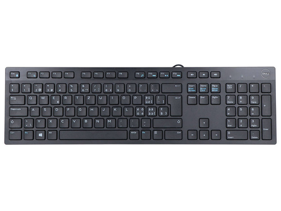 NEW DELL QUIETKEY KB216-BK-SWI BLACK QWERTZ OEM KEYBOARD