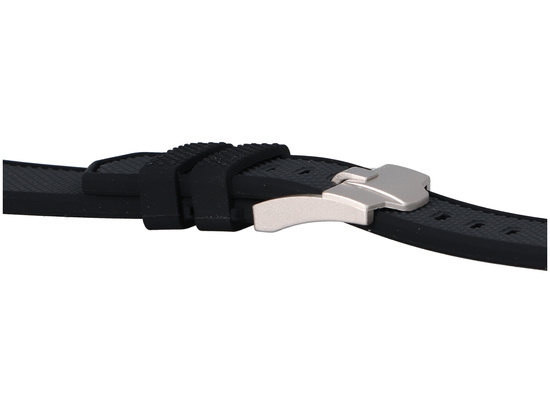 Nouvelle sangle pour smartwatch GlacierX Silicone FiberTouch Noir pour Apple Watch 42/44/45/49mm Noir