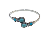 Bracelet rétro argenté pour bras