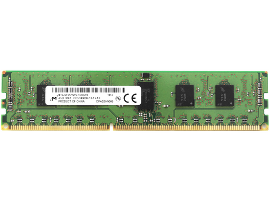 RAM Micron 4GB DDR3 1866MHz PC3-14900R RDIMM ECC BUFFERED memory