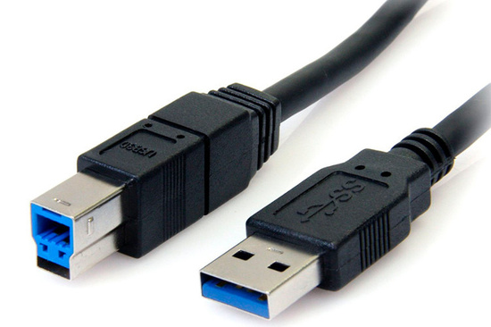 Nuovo cavo stampante USB A/B 3.0 da 1,8 m nero