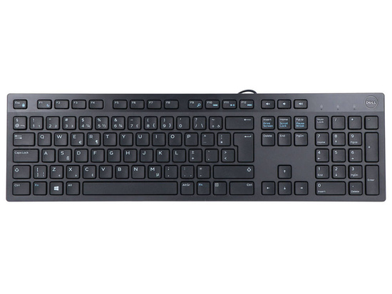 NOVÁ KLÁVESNICE DELL QUIETKEY KB216-BK-DUT ČERNÁ QWERTY 0T72K4 OEM