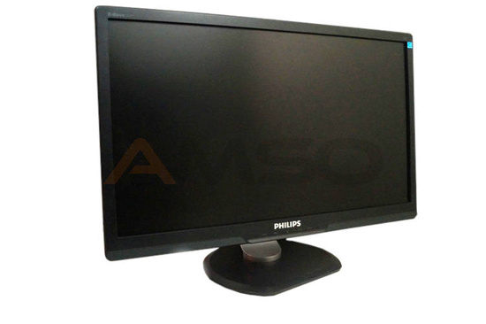 Philips Monitor 241P3L 24" LED 1920x1080 DVI VGA Schwarz Nicht-originale Halterung Klasse A-