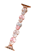 New bracelet for the GlacierX Gleam Bubbles Stretch Bracelet Rose smartwatch for Apple Watch 38/40/41mm Pink