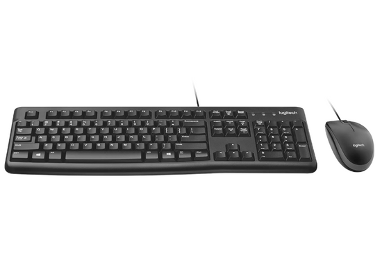 Neues Logitech MK120 Set Tastatur + Maus USB kabelgebunden QWERTY