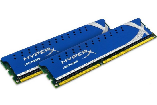 Paměť RAM HyperX Genesis DDR3 8GB (2x4GB) 1600MHz CL9 KHX1600C9D3K2/8GX