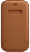 Originální kožené pouzdro Apple iPhone 12 Pro Saddle Brown