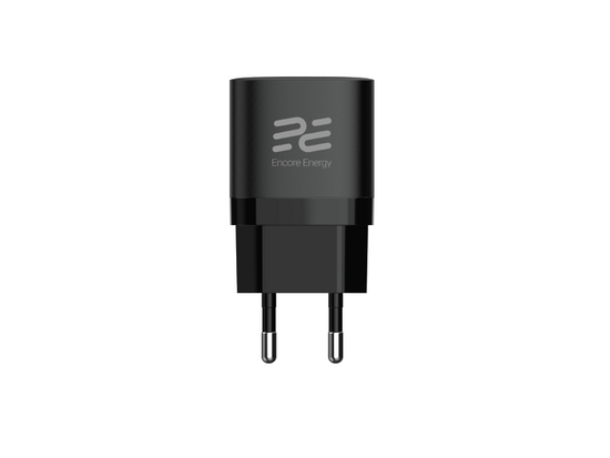 Neue Netzladegerät Encore Energy GaN QC 4.0 PD 3.0 USB-A USB-C 45W GaN-4583R + USB-C Kabel 2m