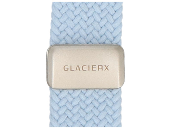Nový pásek GlacierX Braided Magnetic Buckle Dreamy Blue pro Apple Watch 38/40/41mm Modrý