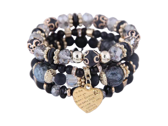 Black Charms Bracelets
